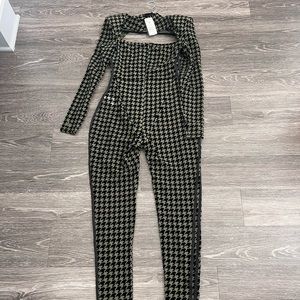 Ivy park catsuit in wild pine/black